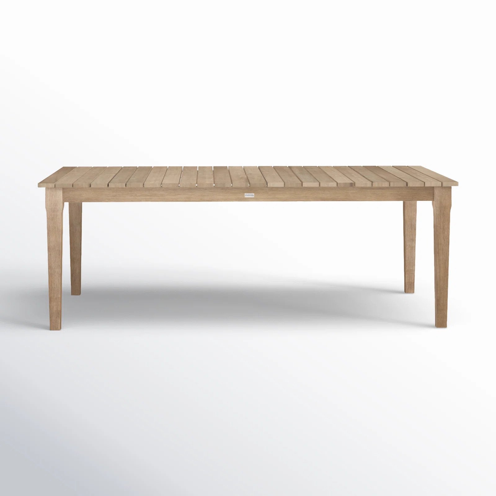 Samya Rectangular Eucalyptus Outdoor Dining Table With Umbrella Hole , 81.4'' in. W 42.7'' in. D | Wayfair North America