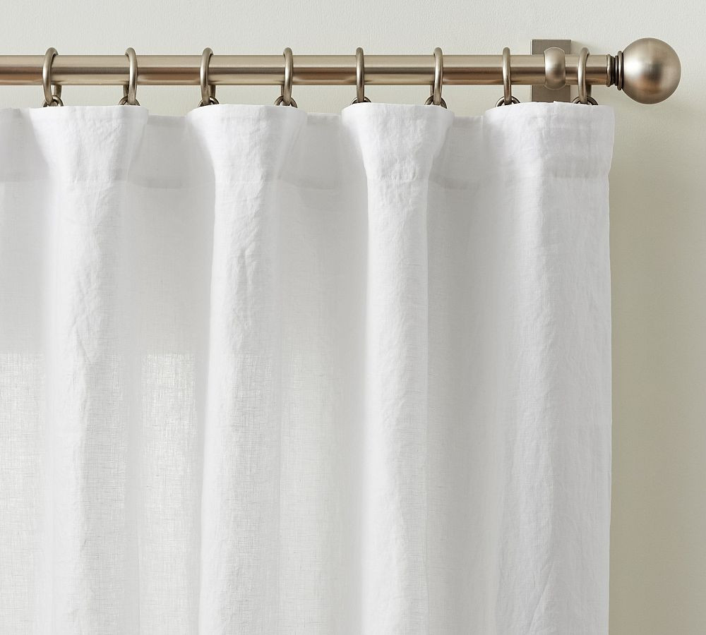 Belgian Flax Linen Curtain | Pottery Barn (US)