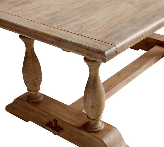 Parkmore Reclaimed Wood Extending Dining Table | Pottery Barn (US)