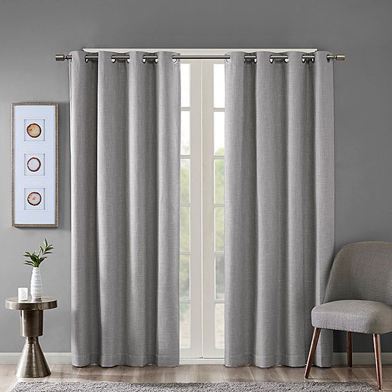 Sunsmart Arlie Energy Saving Blackout Grommet-Top Single Curtain Panel | JCPenney