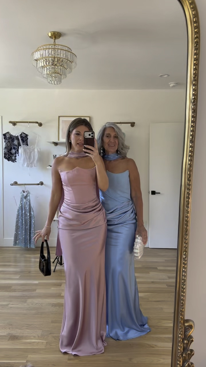🌸 extraordinary the moment you put it on.

A blush pink strapless satin column with a draped bodice that skims and elongates beautifully with total effortless sophistication all evening long.

A cornflower blue satin halter column with a draped neckline and a sleek trumpet hem that moves with total confident grace so you can simply be present for every single moment.

Save this for your next invitation. Share it with a friend who’s shopping. 💌

wedding guest dress summer

#weddingguestdress #motherofthebride #springwedding #weddingseason2026 #satingown

#LTKSeasonal #LTKOver40 #LTKWedding