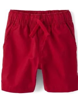 Baby And Toddler Boys Pull On Jogger Shorts - ruby | The Children's Place