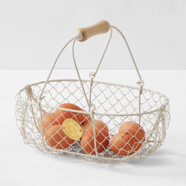 Sophie Conran Small Harvest Basket, Buttermilk | Williams-Sonoma