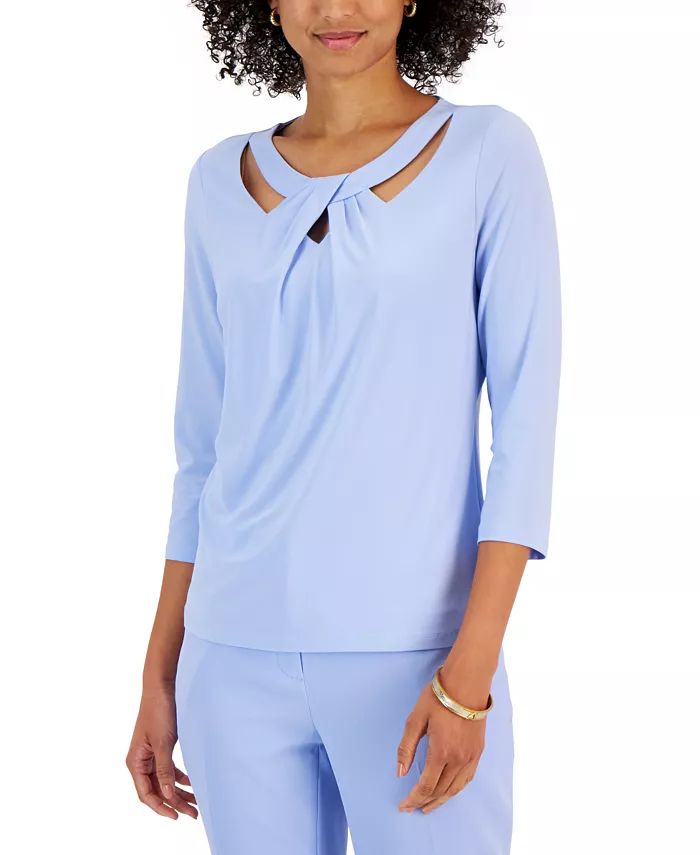 Twist-Neck Top | Macys (US)