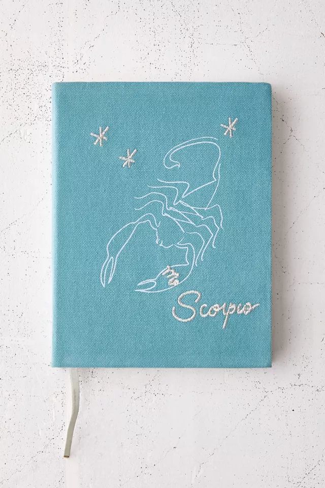 Zodiac Embroidered Journal | Urban Outfitters (US and RoW)