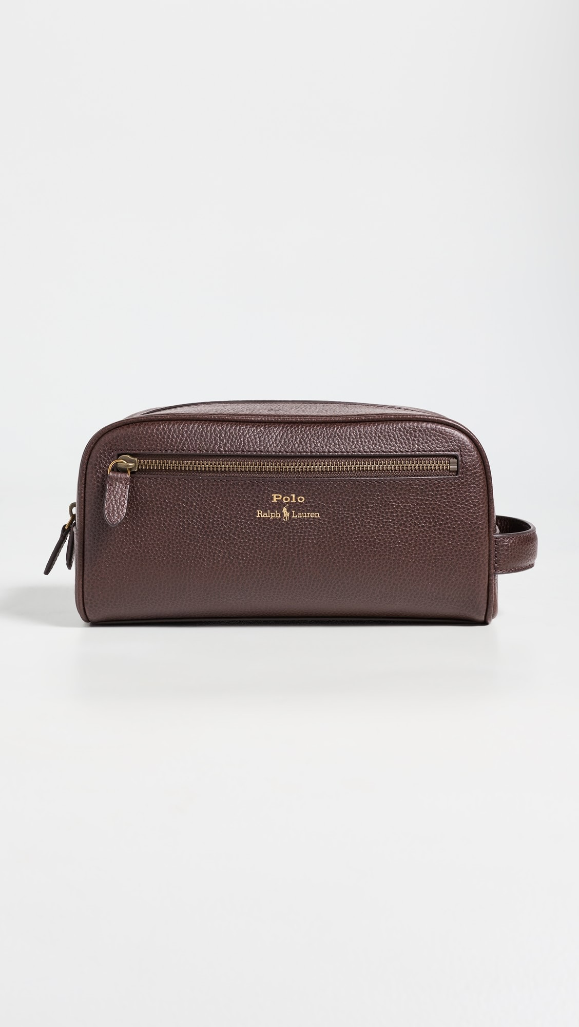 Pebbled Leather Shave Kit Pouch | Shopbop