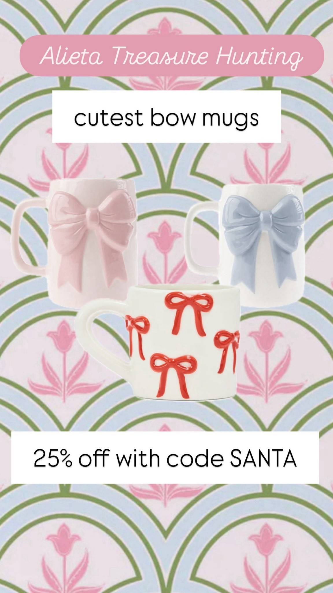 Such a great gift at a great price! These bow mugs from Mary Square will make anyone smile!


#LTKGiftGuide #LTKSaleAlert #LTKFindsUnder50