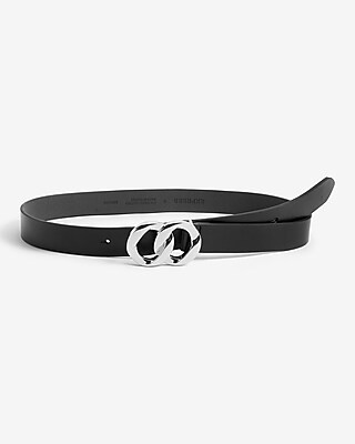 Skinny Interlocking Double O-Ring Belt | Express