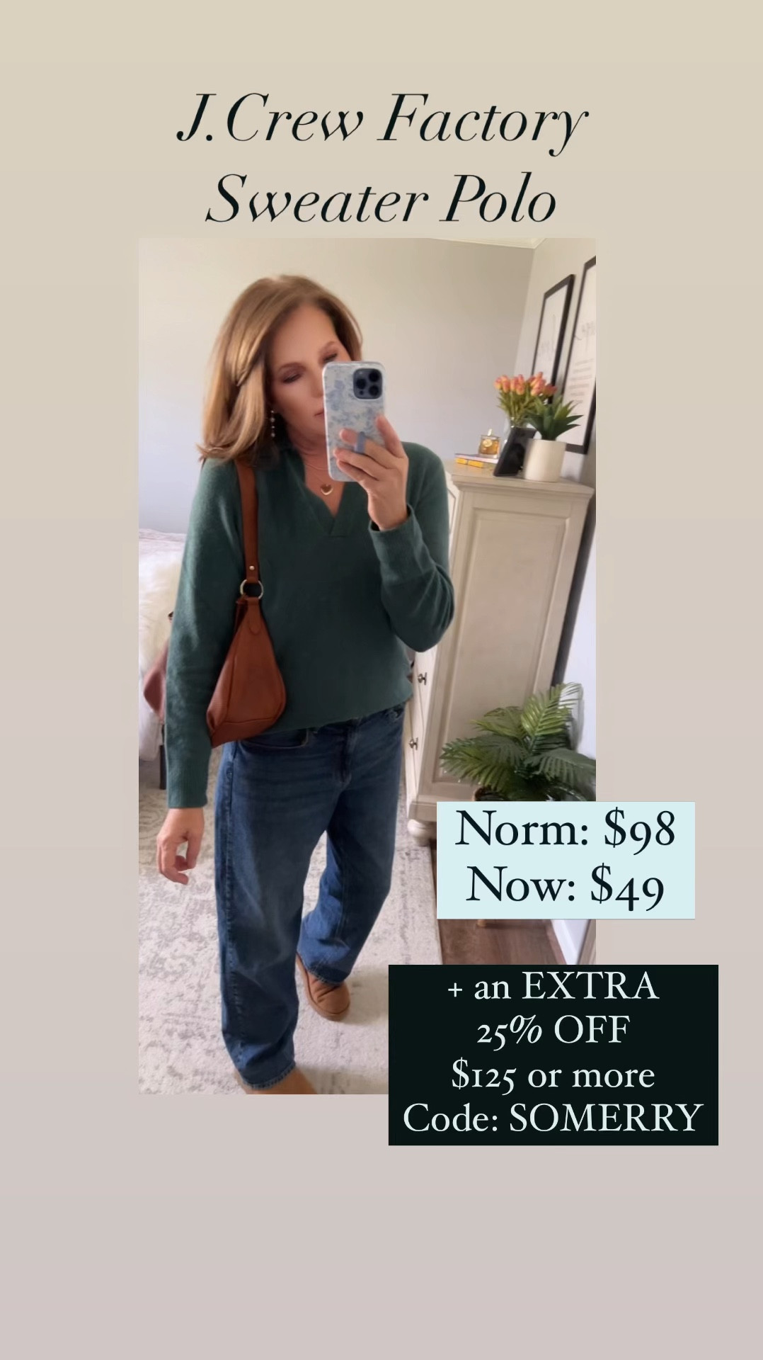 J.Crew Factory SALE use code SOMERRY Old Navy jeans only $24, Ugg boots. 

Black Friday sale, everyday outfit, casual outfit, reel, TikTok, ootd, jeans, boots, over 40

#LTKStyleTip #LTKFindsUnder50 #LTKSaleAlert