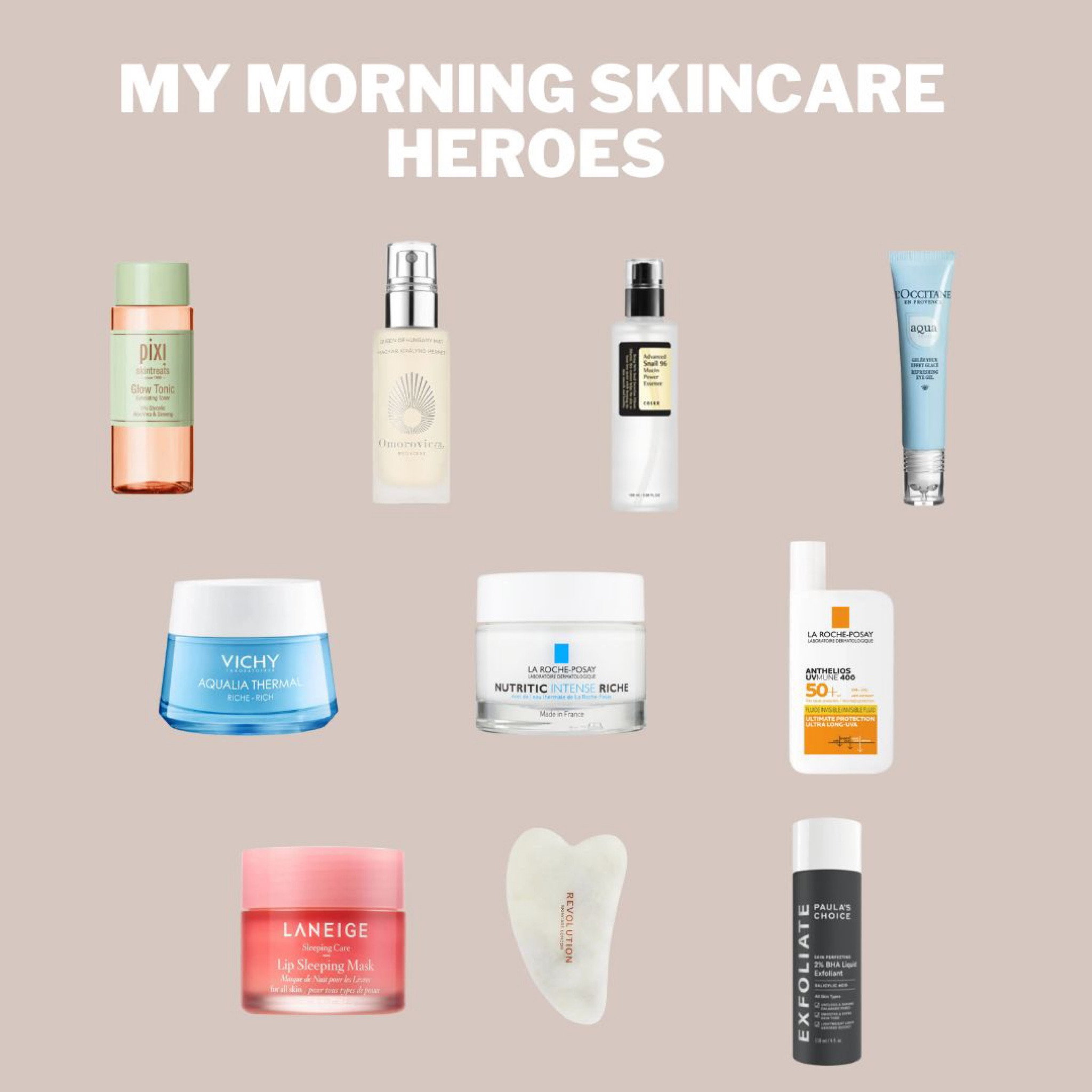My morning skin care heroes✨

These products help me achieve my skin care goals which os bright, even and hydrated skin. 

I have sensitive and Eczema prone skin so there products are great for people with these skin types too!

#LTKSeasonal #LTKeurope #LTKbeauty