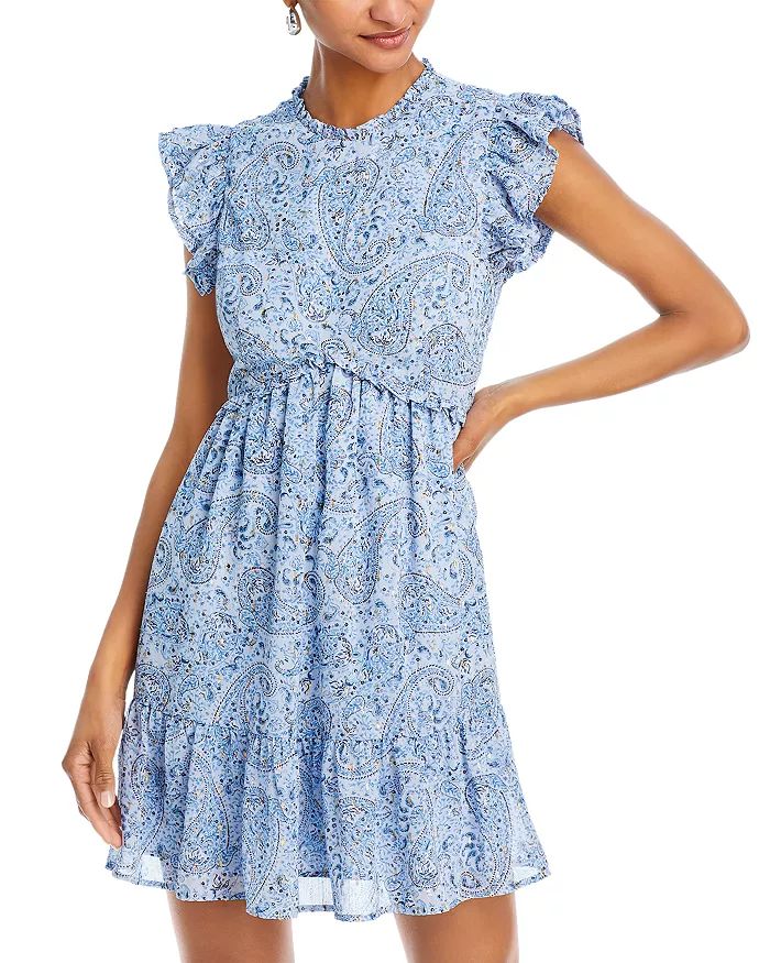 Ruffle Trim Mini Dress - 100% Exclusive | Bloomingdale's (US)