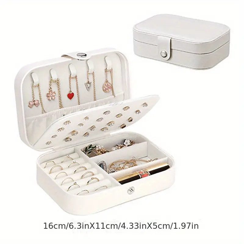 Portable Double Layer Jewelry Storage Box Korean Version - Temu | Temu Affiliate Program