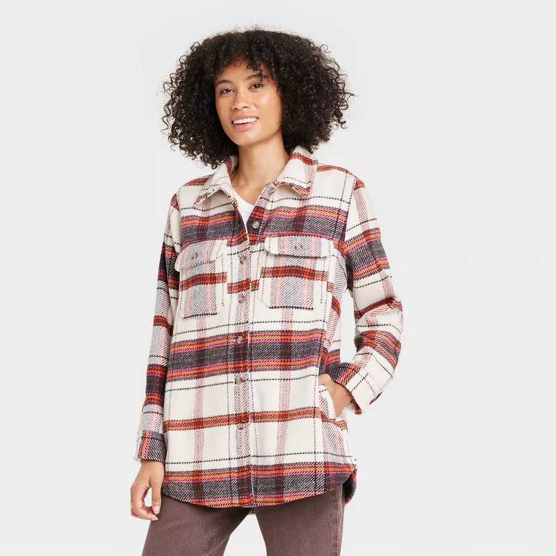 Women's Button-Down Shacket Blazer - Universal Thread™ | Target