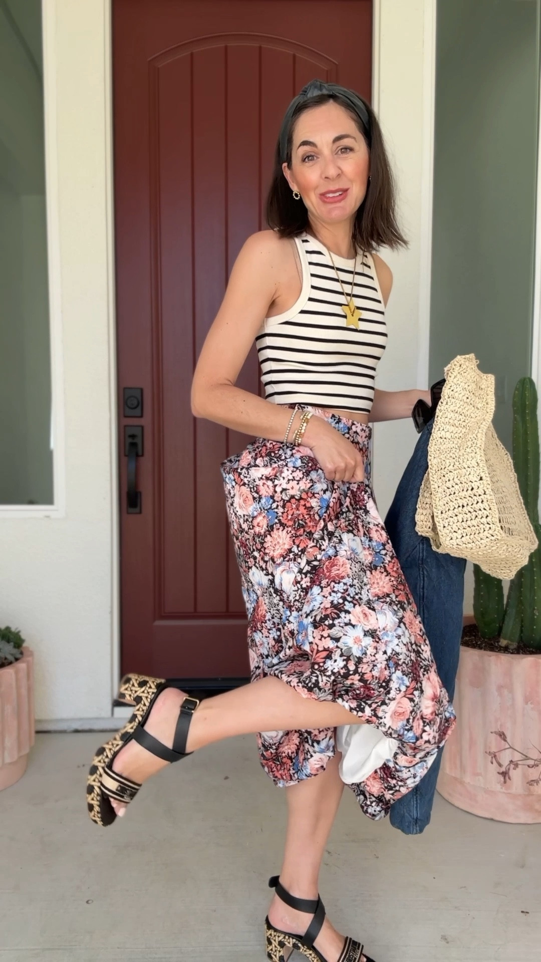 Holy Chic Haute Mama OOTD
You have permission to mix brands and wear stripes with florals

#LTKOver40 #LTKSaleAlert