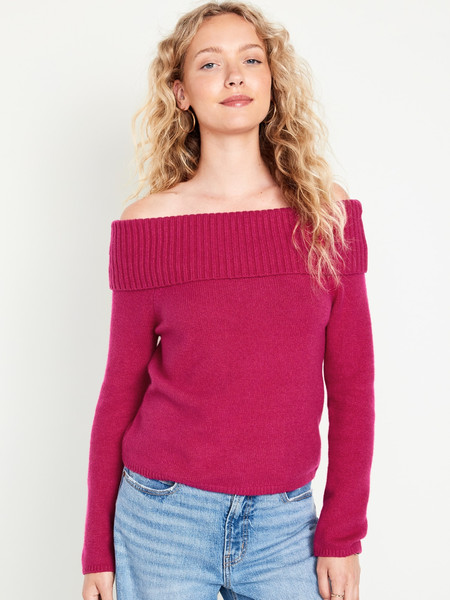 SoSoft Off-the-Shoulder Sweater for Women | Old Navy (US)