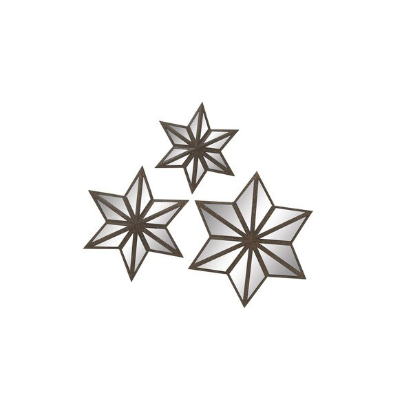 Metal Mirror Star (Set of 3) 16-inch/ 20-inch/ 24-inch | Bed Bath & Beyond