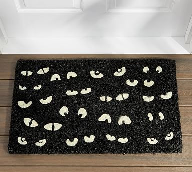 Eerie Eyes Glowing Doormat | Pottery Barn (US)
