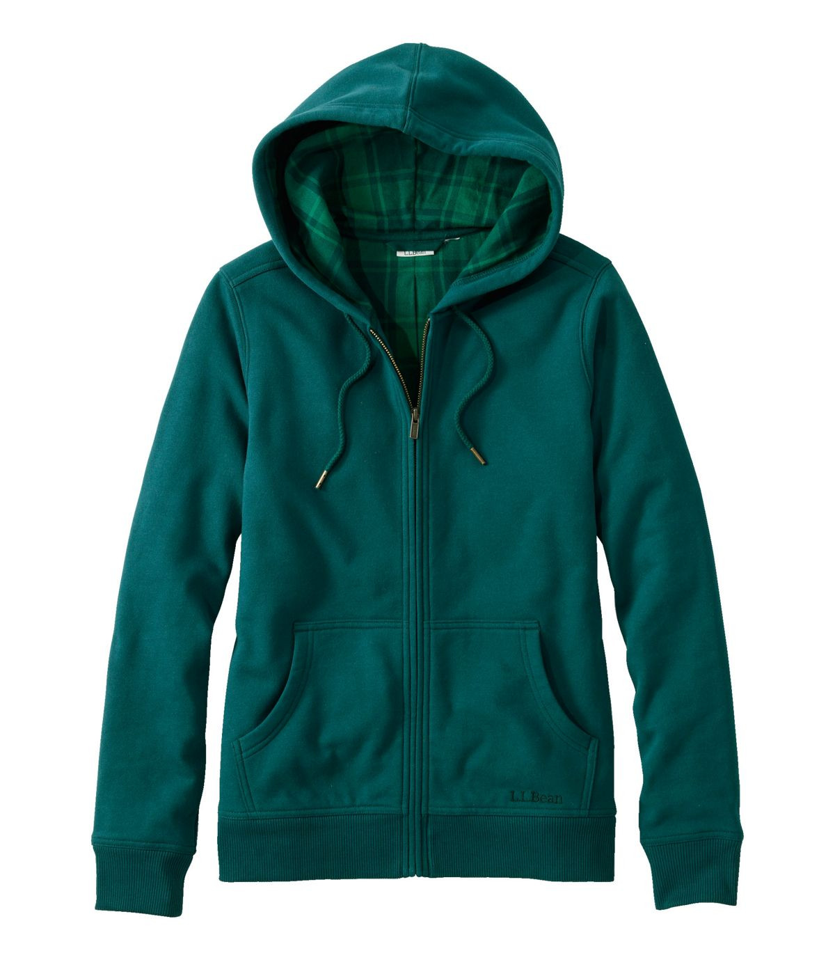 Women's L.L.Bean 1912 Sweatshirt, Flannel-Lined Hoodie | L.L. Bean