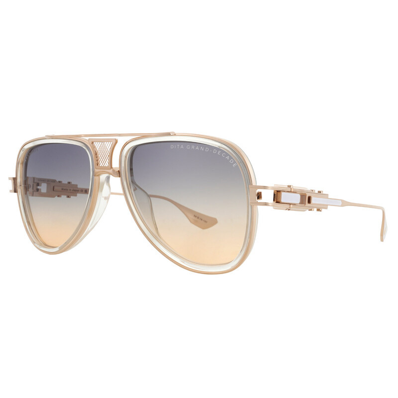 GRAND-DECADE Grey to Apricot Gradient Pilot Unisex Sunglasses | Jomashop.com & JomaDeals.com