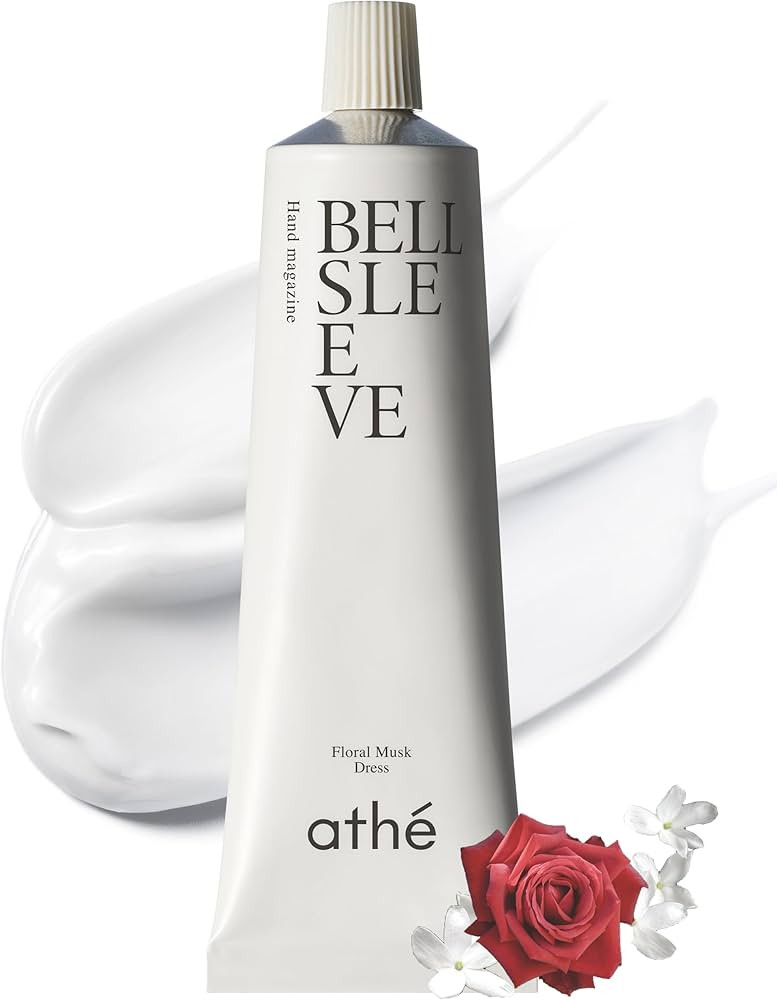 ATHE Hand Magazine Hand Cream - Vegan Korean Hand Moisturizer with Floral Musk Scent - Shea Butter, Cocoa Seed Butter, Ceramide Infusion - Silky and Non-Sticky, Bell Sleeve Dress, 1.69oz. | Amazon (US)