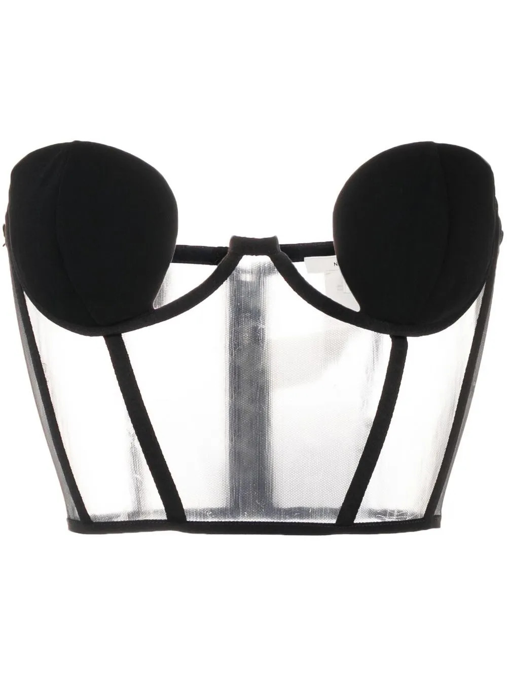 haut-bustier à découpes | Farfetch Global