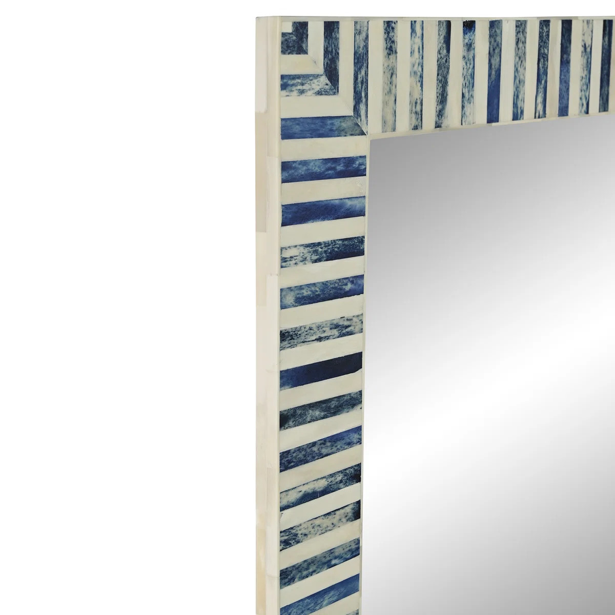 Demson Bone Rectangle Mirror | Birch Lane