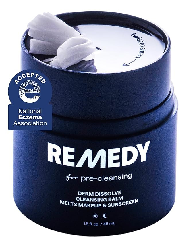 Remedy for Pre-Cleansing | Derm Dissolve Cleansing Balm | Melts Makeup and Sunscreen | Ceramides ... | Amazon (US)
