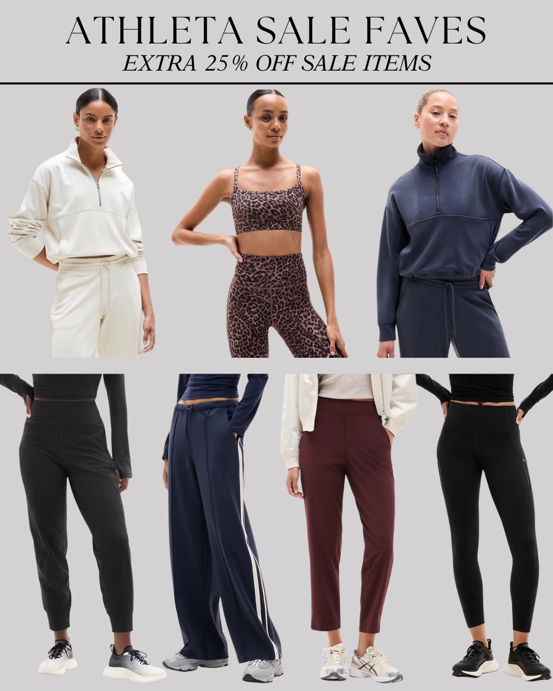 Athleta sale finds I’m eyeing and ready to add to cart! 😍

They’re having a sitewide sale where everything is 25% off! That means an extra discount on their sale items, too. ✨

#LTKActive #LTKfitnessgoals #LTKSaleAlert