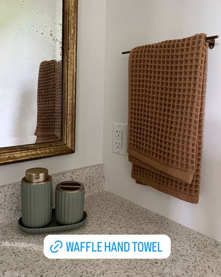 waffle hand towel , waffle towel , bath accessories 

#LTKHome