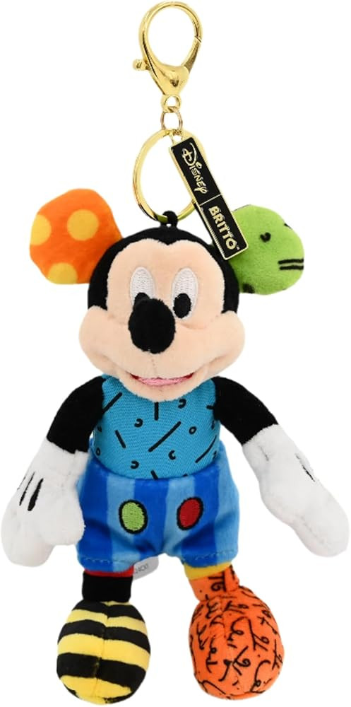 Britto Disney Pop Pal Keychain, Disney Character Keyring (Mickey Mouse, Stitch) Designed by Romer... | Amazon (US)