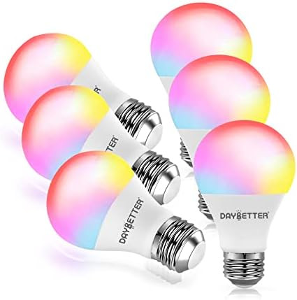DAYBETTER Smart Light Bulbs, RGBCW Wi-Fi Color Changing Led Bulbs Compatible with Alexa & Google ... | Amazon (US)