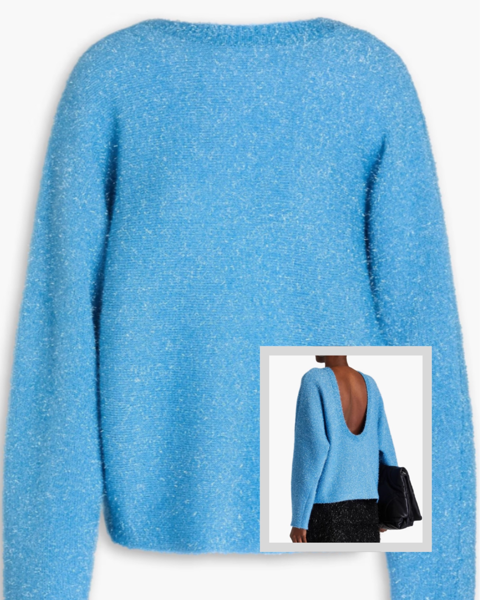 I love a sweater with lurex - this one has a sexy open back. Under 100 EUR

#LTKstyletip #LTKluxury #LTKsale