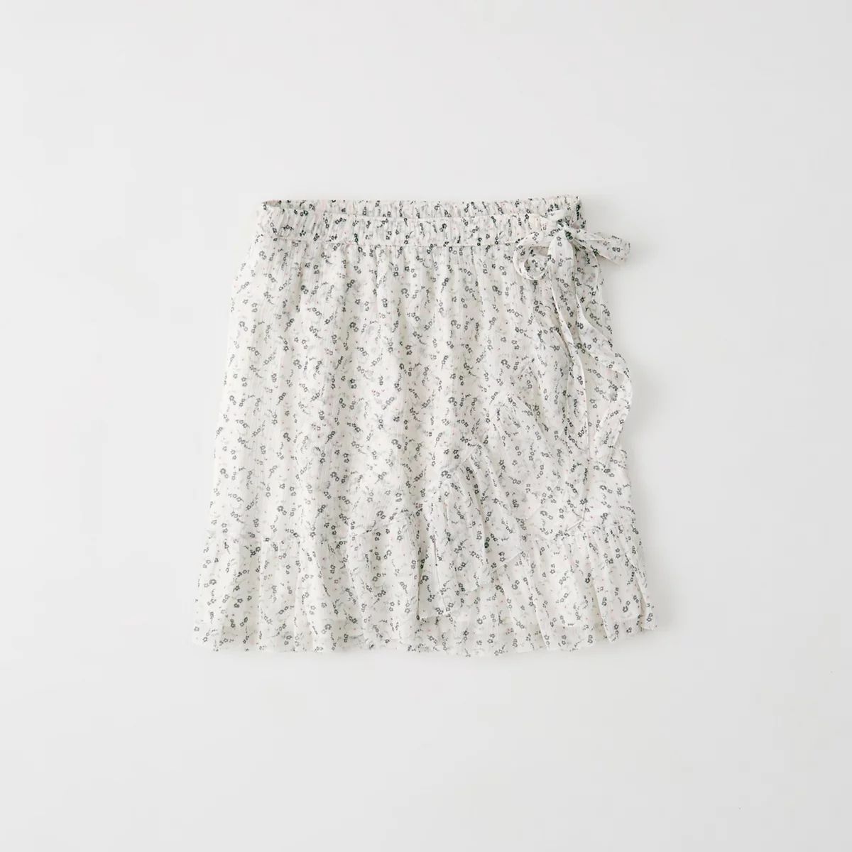 Ruffle Wrap Mini Skirt | Abercrombie & Fitch US & UK