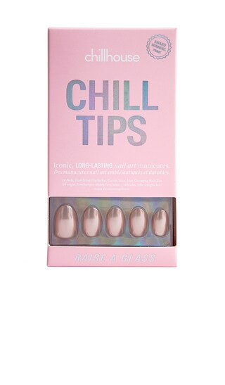 Chillhouse Raise A Glass Short Round Chill Tips Press-on Nails in Beauty: NA. | Revolve Clothing (Global)