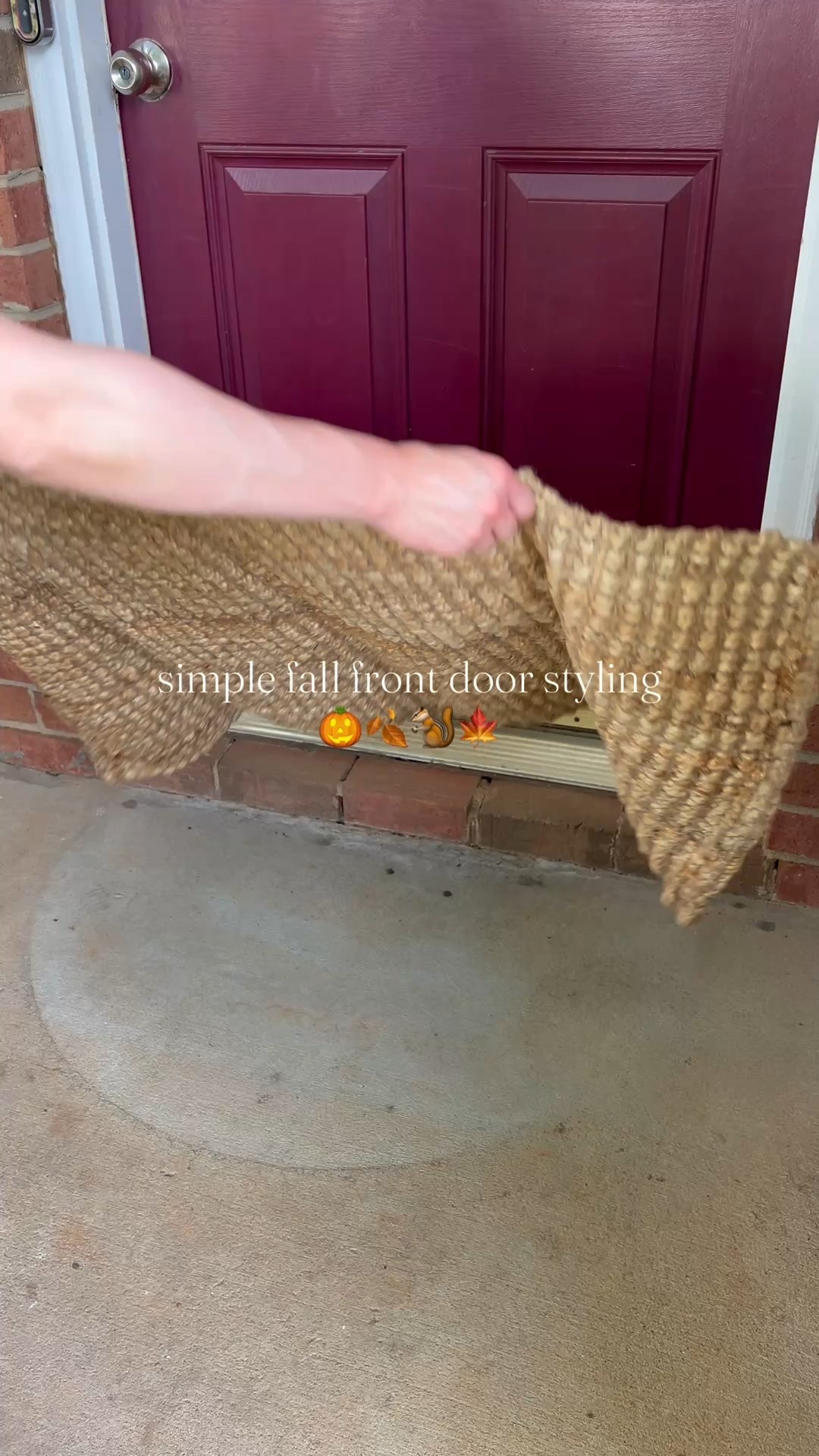 simple fall front door styling! 🎃🍂

front door mat Halloween fall floral mums pumpkins amazon home 

#LTKSeasonal #LTKHalloween #LTKHome