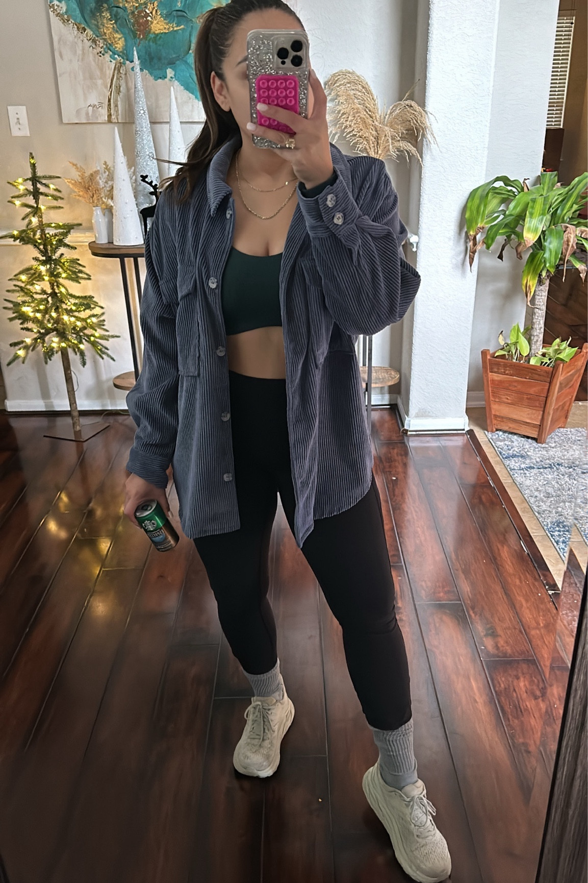 Running errands to gym! 
Sports bra top: large 
Leggings : 6 
Shoes Hoka  7 

#LTKstyletip #LTKsalealert #LTKfitness