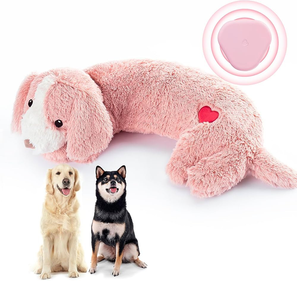 Heartbeat Toy Puppy Heartbeat Stuffed Toy for Dog Calming Aid, Heartbeat Puppy Toy for Pets Anxie... | Amazon (US)
