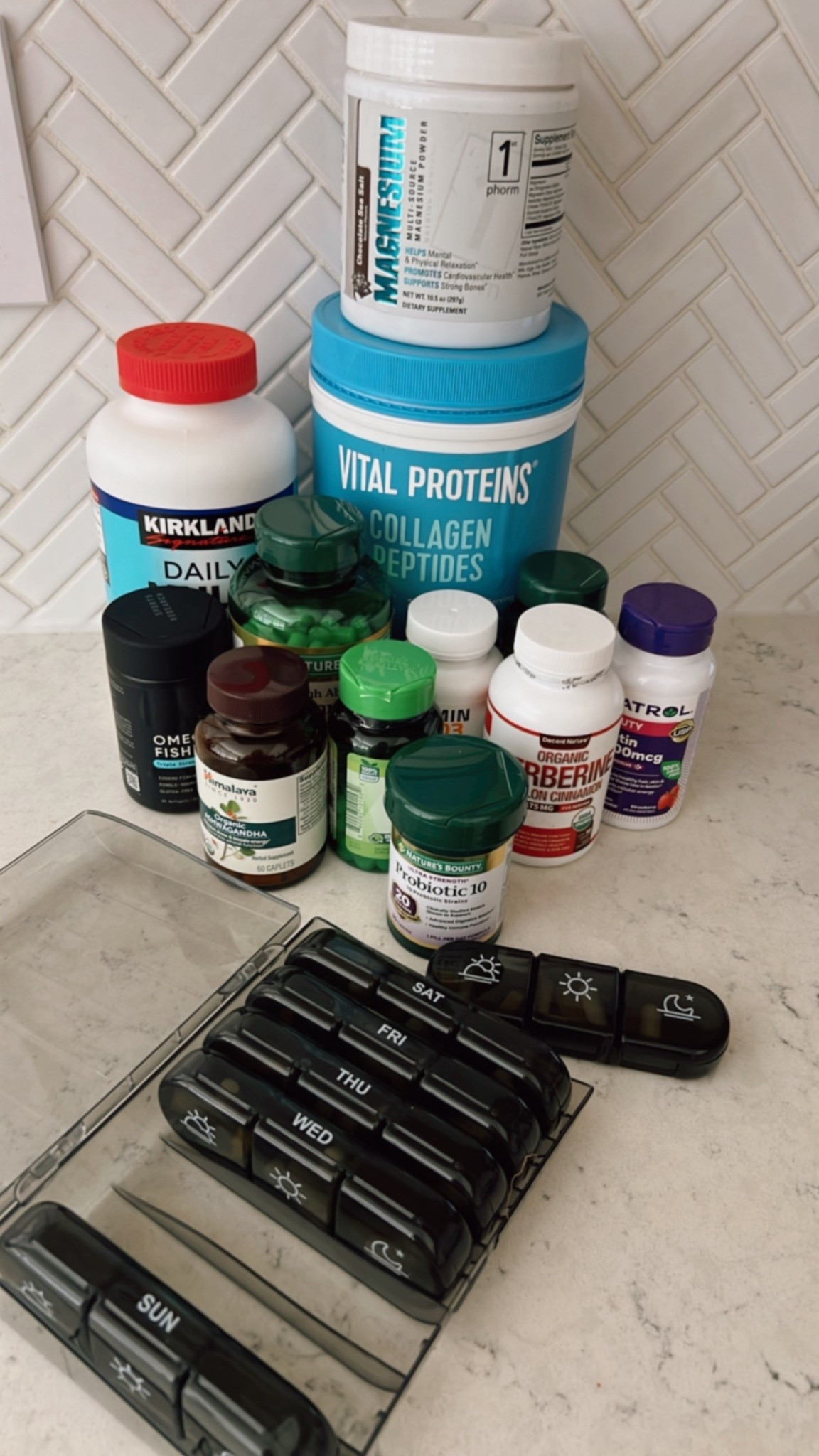 💊✨ My Mid-40s Supplement Lineup ✨💊
These are the daily vitamins + supplements that have been working for me lately — from collagen for skin + joints to berberine for blood sugar support and magnesium for stress + sleep.

⚠️ I’m not a medical professional — this is simply what works for my body. Always do your own research and chat with your doctor or healthcare provider before starting anything new. 🩺💬

Linked so you can check ingredients, reviews, and see if they might fit your own routine. 🖤

#MidlifeWellness #SupplementsOver40 #HealthyLifestyleOver40 #LTKWellness #LTKHealthy 

#LTKFindsUnder50 #LTKOver40 #LTKActive