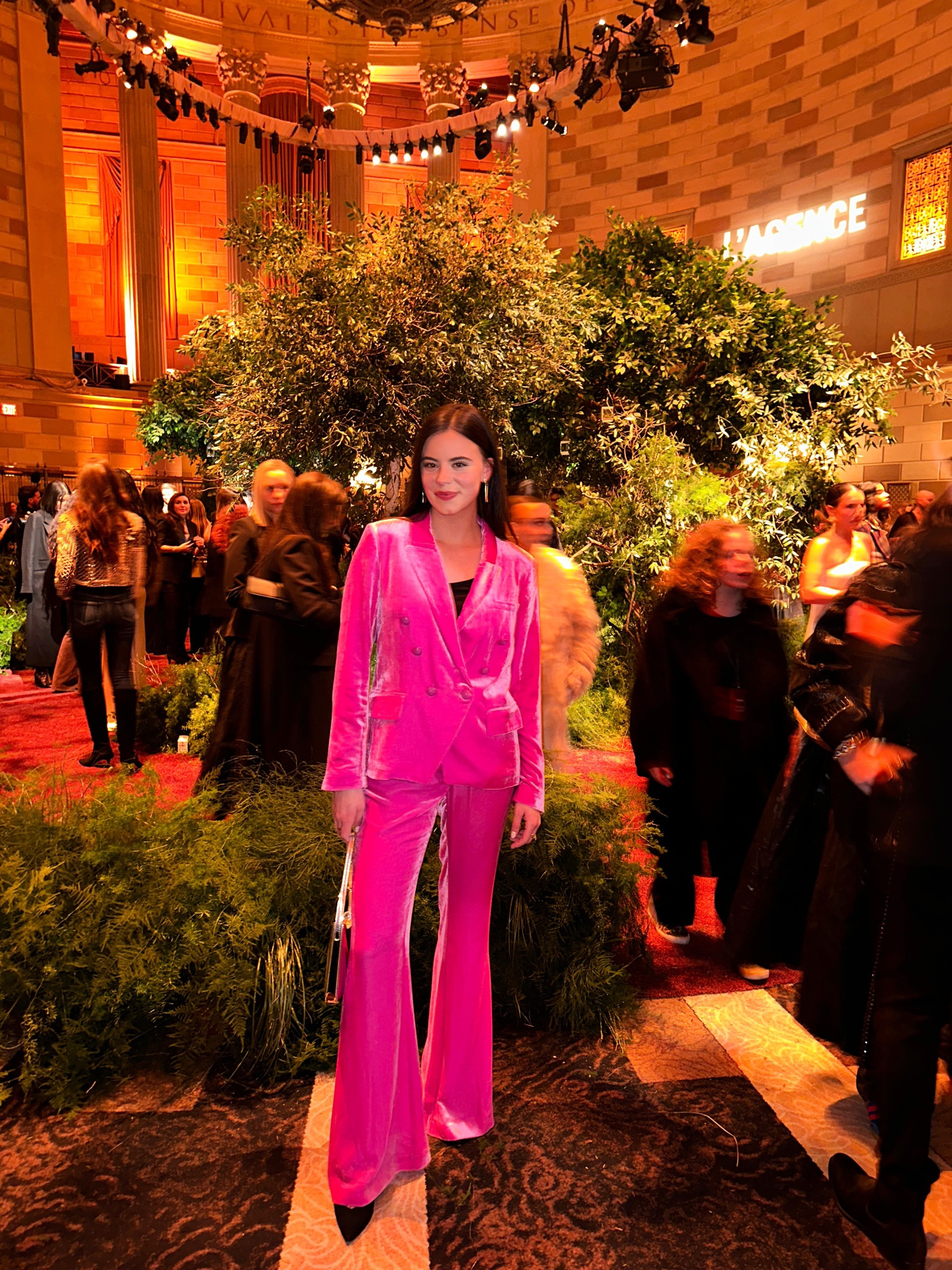 L’AGENCE dressed me for their spring fashion week presentation! 💗