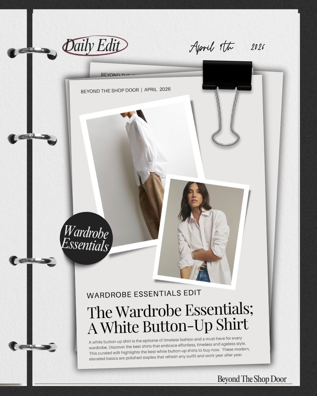 The Wardrobe Essentials Edit; A White Button-Up Shirt.

A white button-up shirt is the epitome of timeless fashion and a must-have for every wardrobe. 

This curated edit highlights the best white button-up shirts I’d consider buying at a range of price points to buy now.  

These modern, elevated basics are polished staples that refresh any outfit and work year after year.

#LTKOver40 #LTKootd