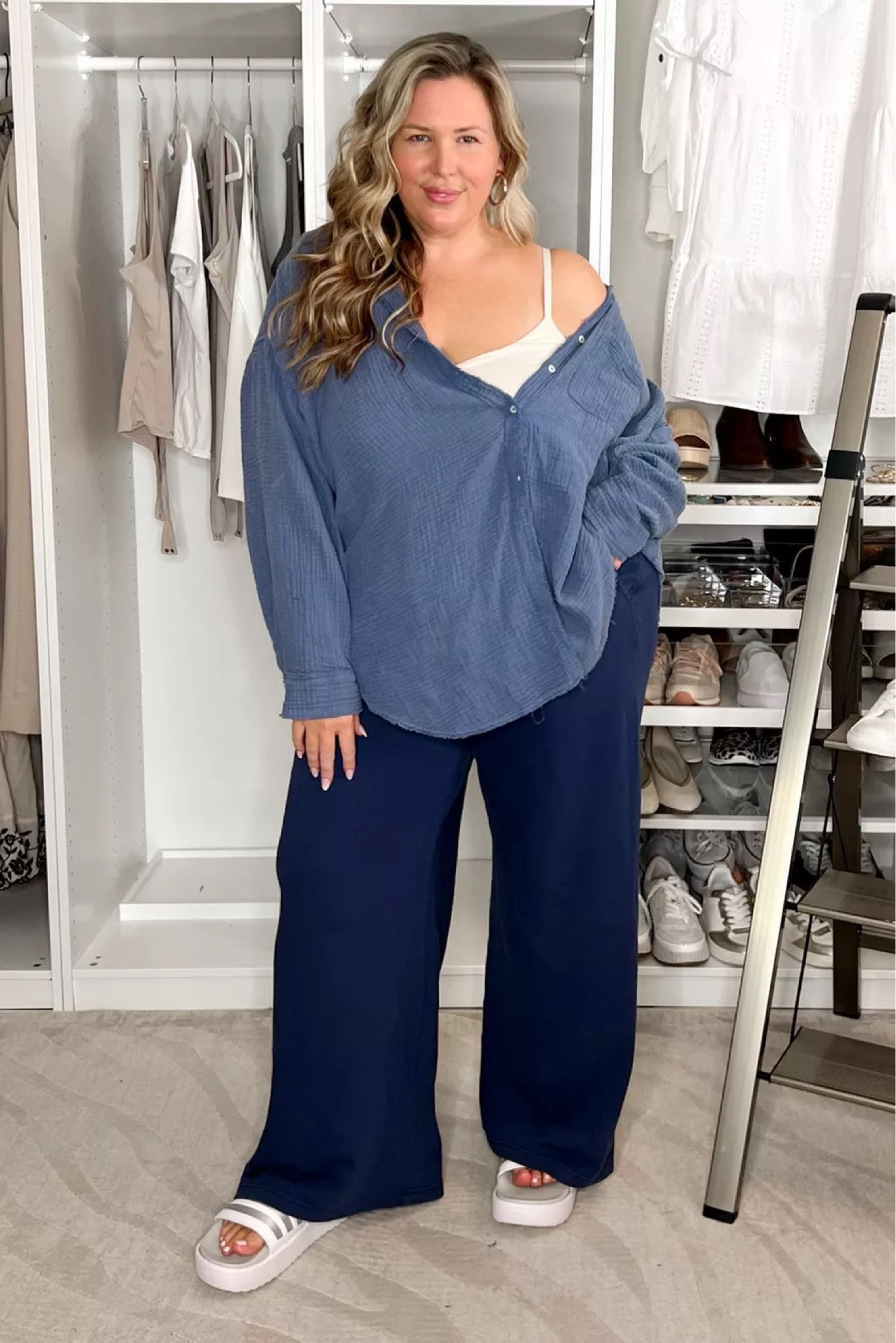 Travel look - so comfy! Aerie smoothez ruched top, pool party shirt and pants are all XXL. American Eagle + Aerie are having their fall sale with 25-70% off almost everything! Plus stackable code AFKATHLEEN on top of the sale!!!

Plus size finds, plus size favorites, comfy casual, everyday style, fall outfit inspo

#LTKPlusSize #LTKSaleAlert