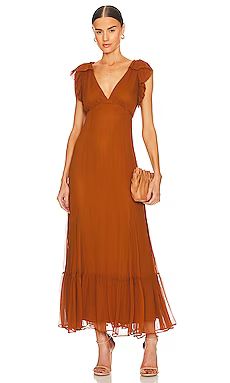 Tularosa Althea Maxi Dress in Golden Spice from Revolve.com | Revolve Clothing (Global)