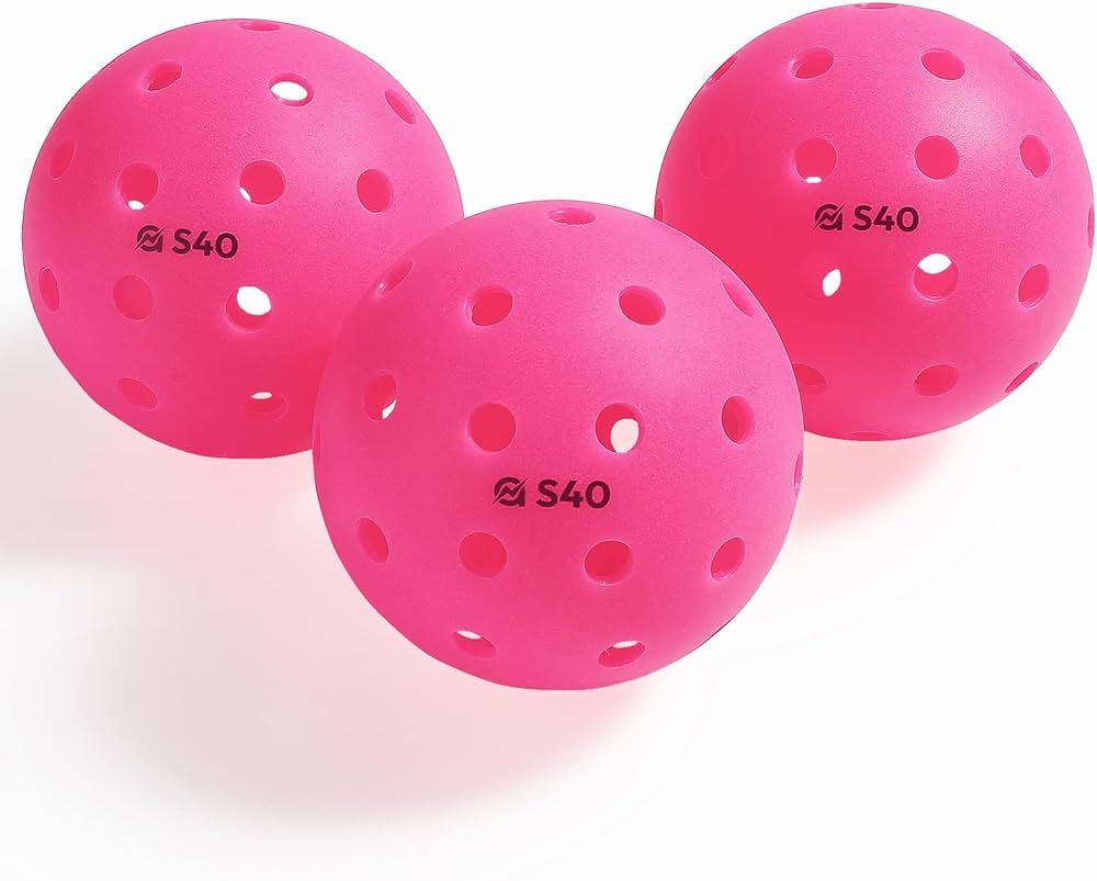 A11N S40 Outdoor Pickleball Balls- USA Pickleball Approved for Tournament Play, 3/6/12/50-Pack, N... | Amazon (US)