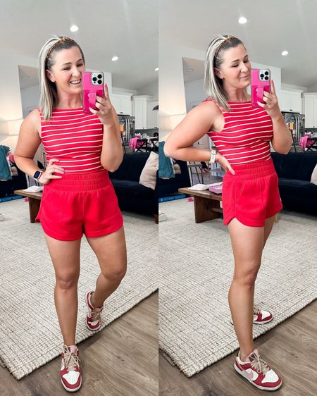 I’m here for all the red this summer, even in my activewear! 

Use code DRESSFEST for an additional discount at check out 

Wearing mediums in both 


#LTKFindsUnder50 #LTKSaleAlert #LTKActive