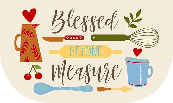 Mainstays Natures Trend Blessed Measure Indoor Kitchen Rug, Multi-color, 18"x30" - Walmart.com | Walmart (US)
