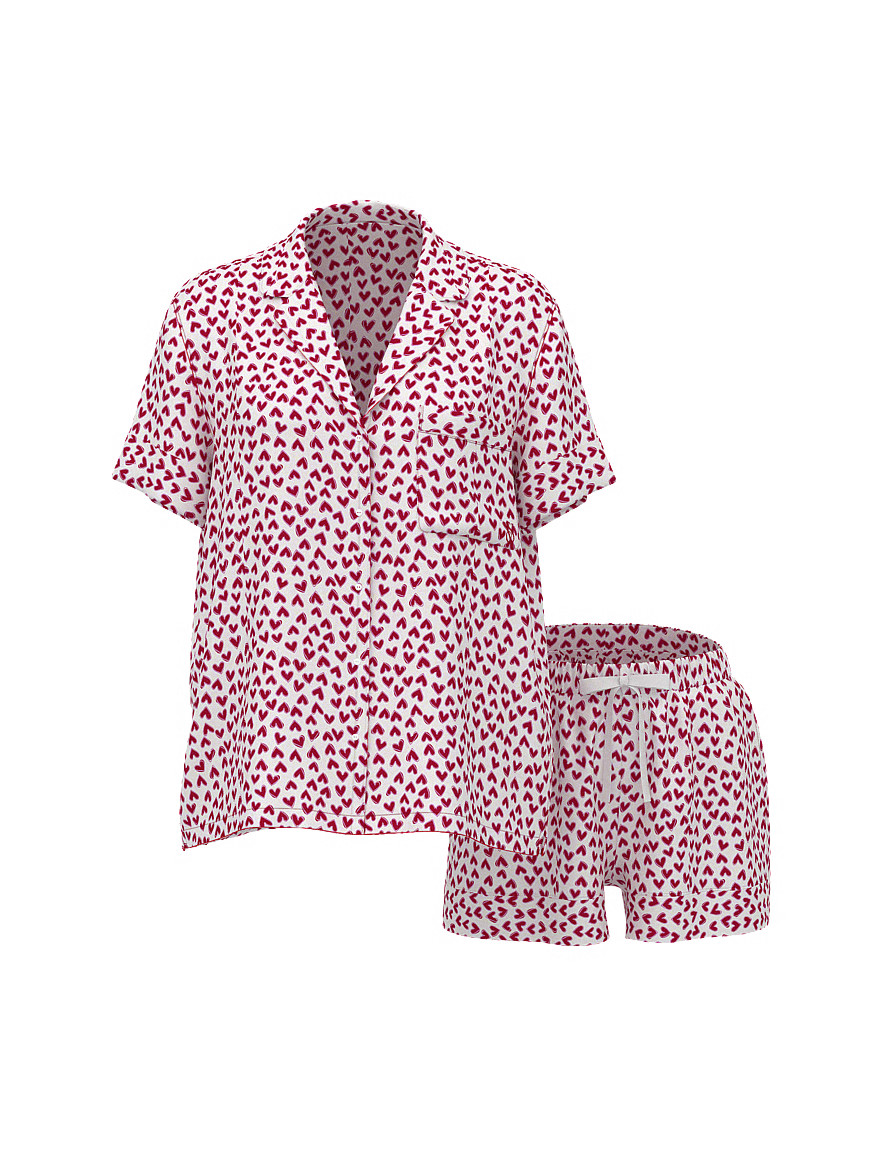 Signature Satin Short Pajama Set | Victoria's Secret (US / CA )