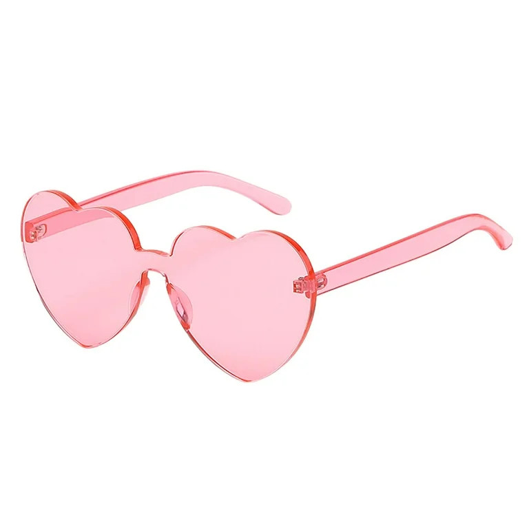 Black and Friday Deals solacol Heart Sunglasses for Women Heart Shaped Sunglasses Women Heart Sha... | Walmart (US)