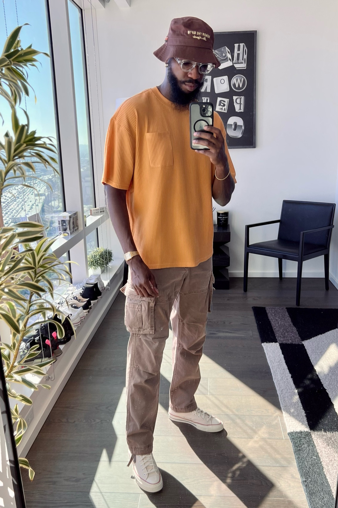 Casual fall outfit with a Waffle Knit t-shirt from PacSun with cargo pants. Links to items done below ⬇️ !

#LTKmens