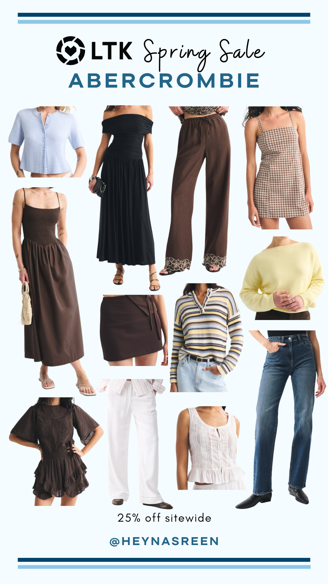 Get 25% off everything at Abercrombie with my exclusive in-app code! So many stunning spring finds and new arrivals. 

 

#LTKSpringSale #LTKSeasonal #LTKSaleAlert