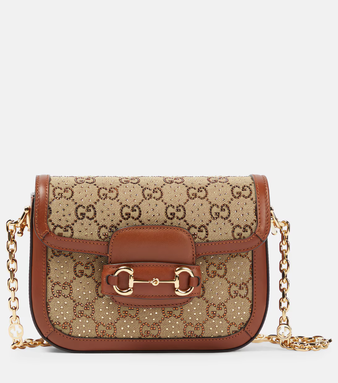 Gucci Horsebit 1955 GG shoulder bag | Mytheresa (US/CA)